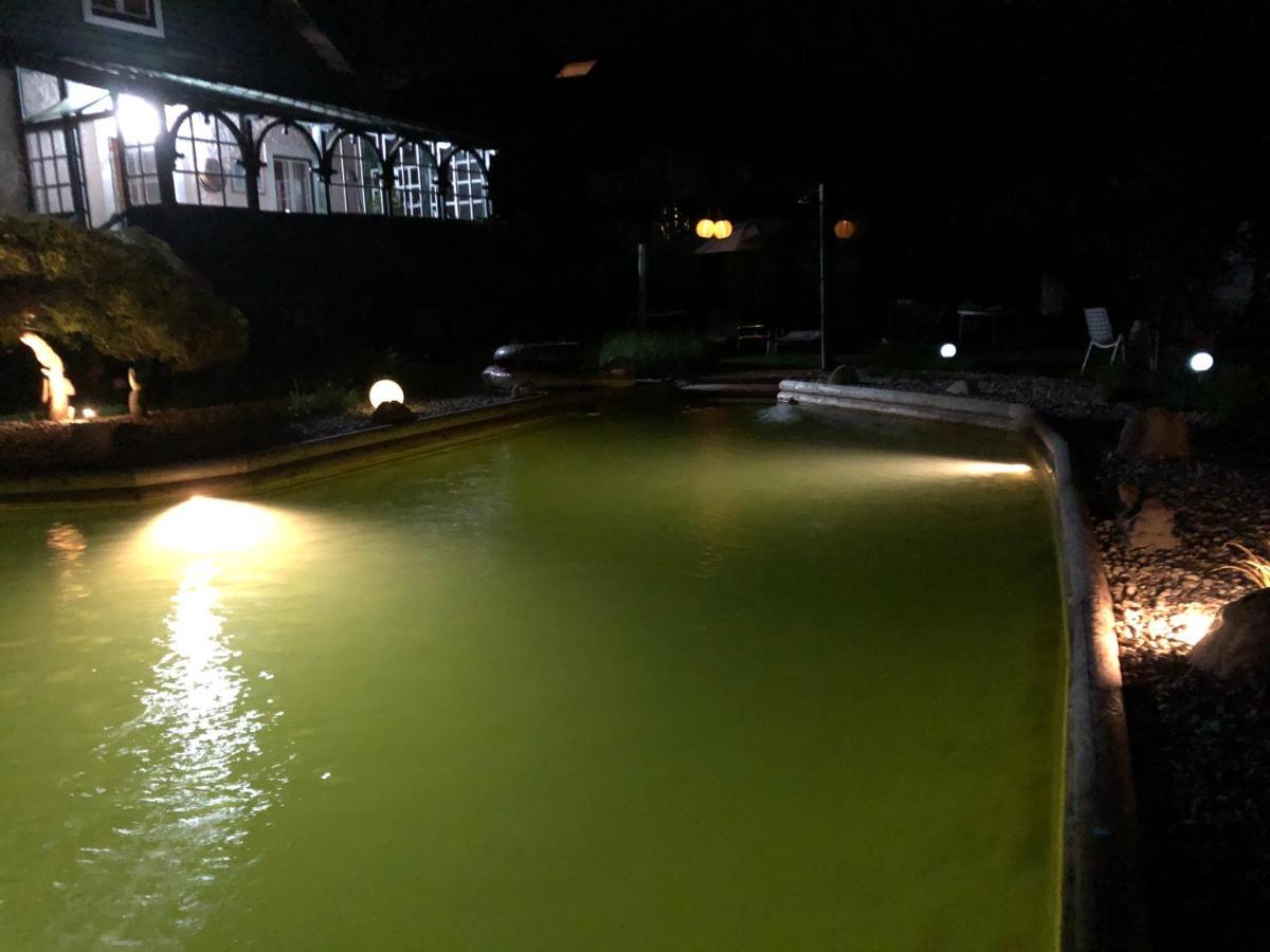 Haus Mit Sauna Und Privatem Badeteich In Anif Bei Salzburg エクステリア 写真