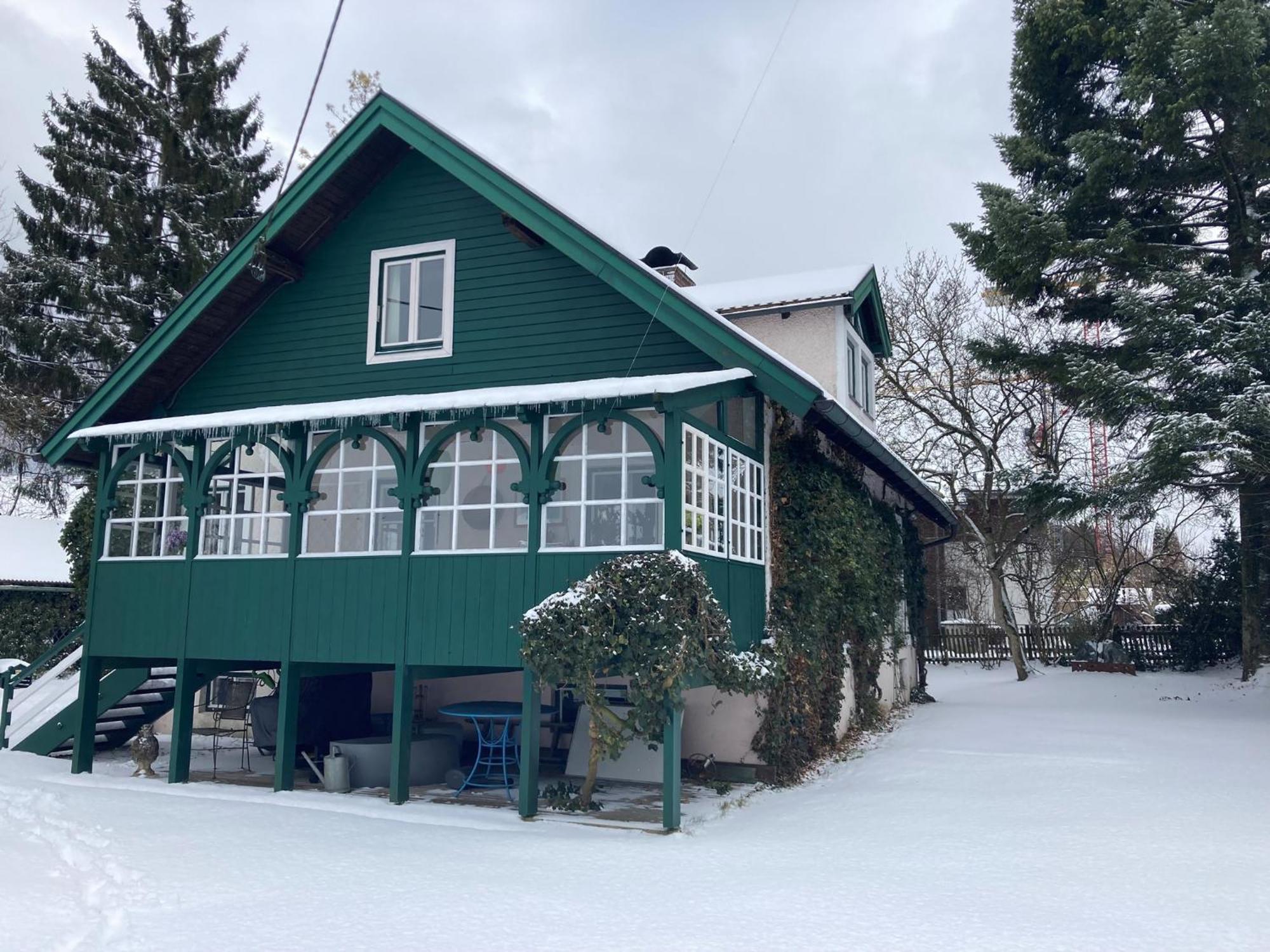 Haus Mit Sauna Und Privatem Badeteich In Anif Bei Salzburg エクステリア 写真